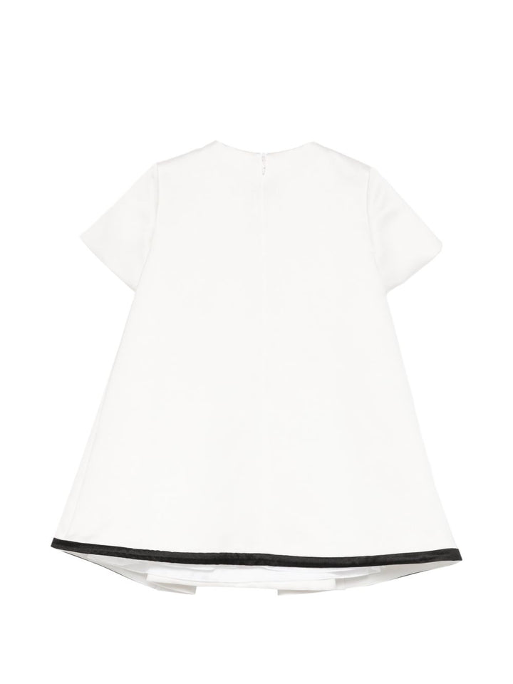 Abito bianco per bambina EGAB2220RA016 0100 Elisabetta Franchi Kids 