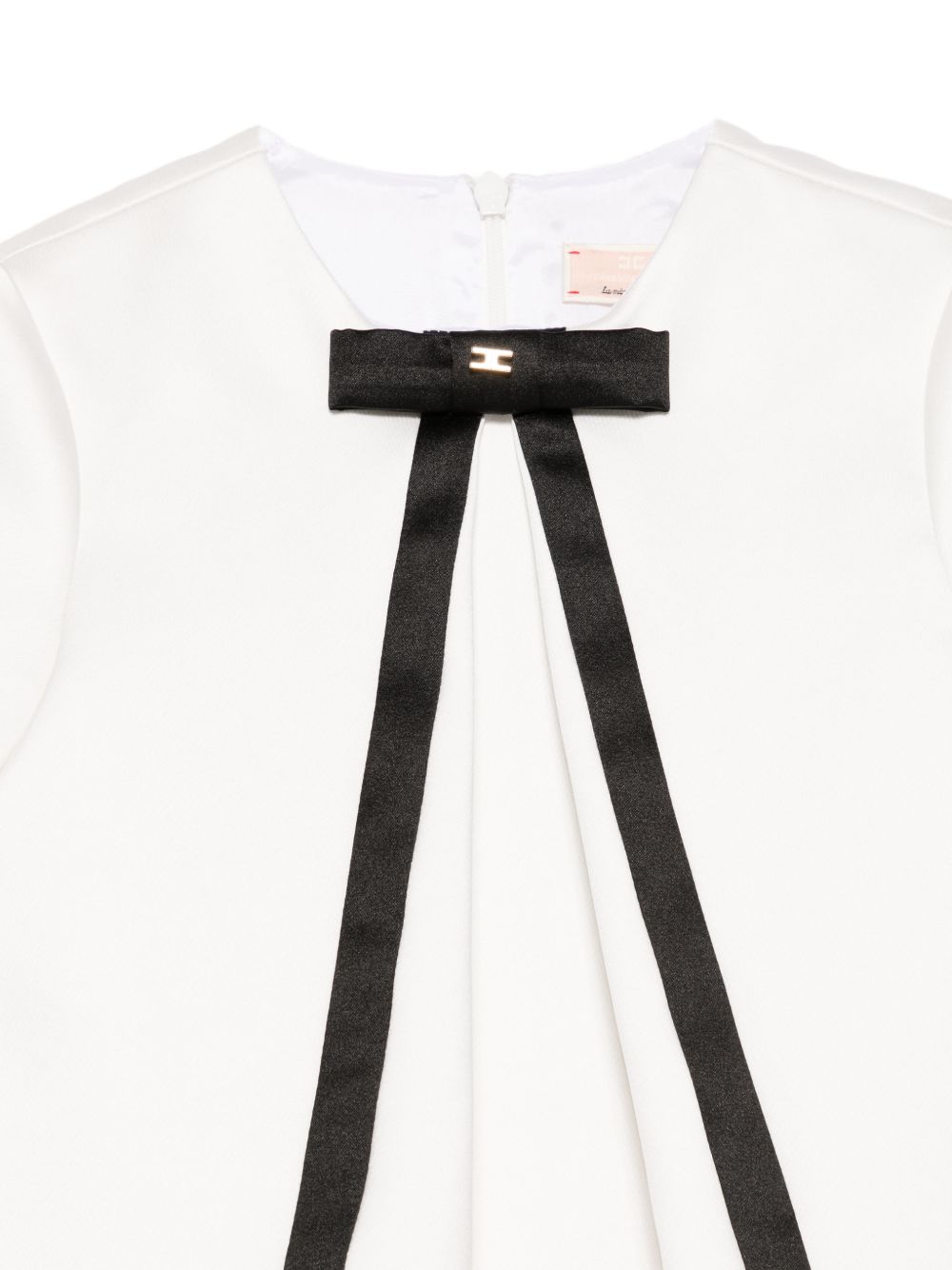 Abito bianco per bambina EGAB2220RA016 0100 Elisabetta Franchi Kids 