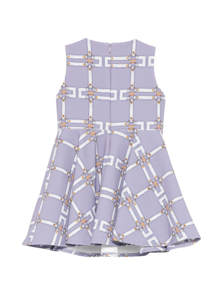 Abito lilla per bambina EGAB2250GAE01 8125 Elisabetta Franchi Kids 