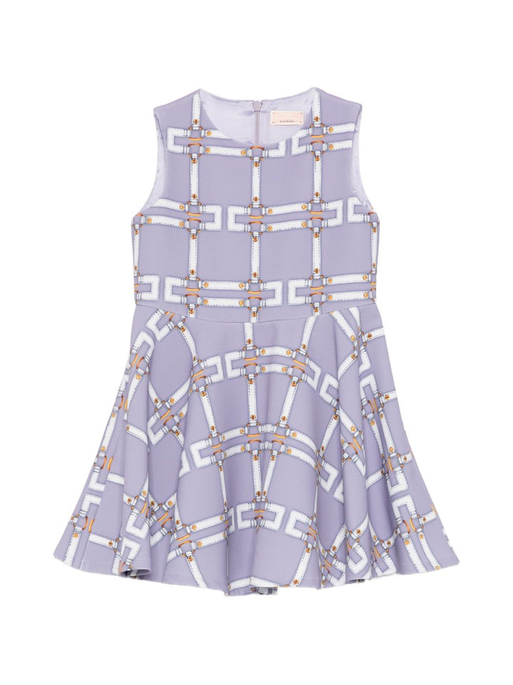 Abito lilla per bambina EGAB2250GAE01 8125 Elisabetta Franchi Kids 