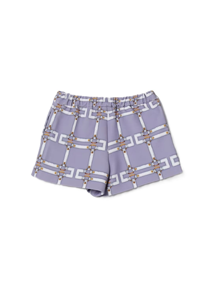 Bermuda lilla per bambina EGBE0280GAE01 8125 Elisabetta Franchi Kids 