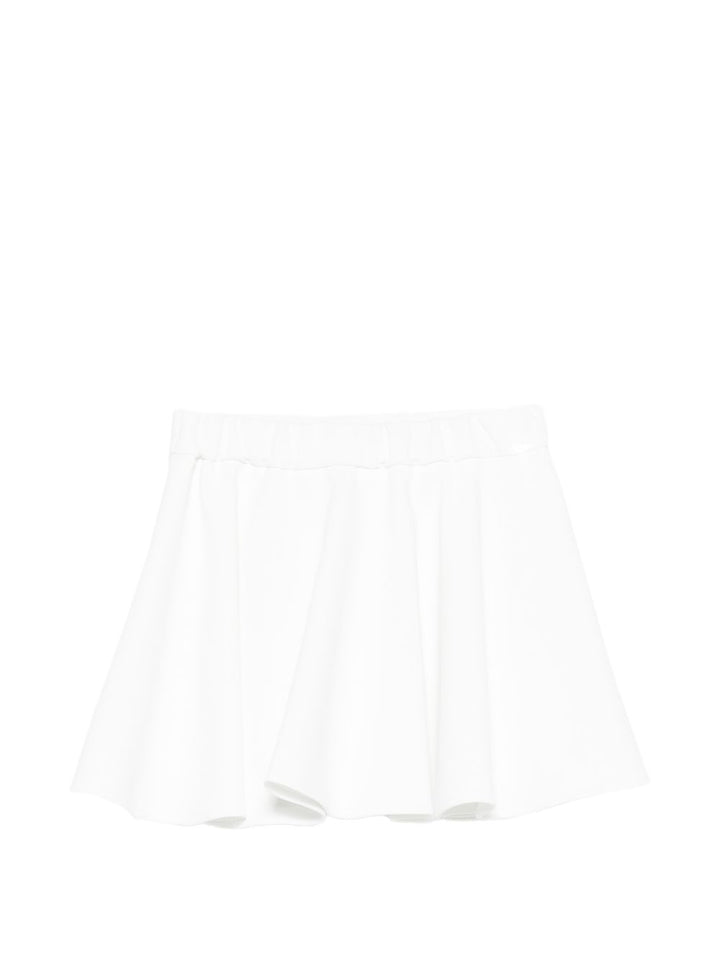 Gonna bianca per bambina EGGO0540GA022 0100 Elisabetta Franchi Kids 