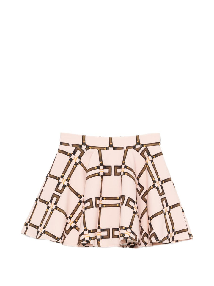 Gonna rosa per bambina EGGO0550GAE01 C053 Elisabetta Franchi Kids 