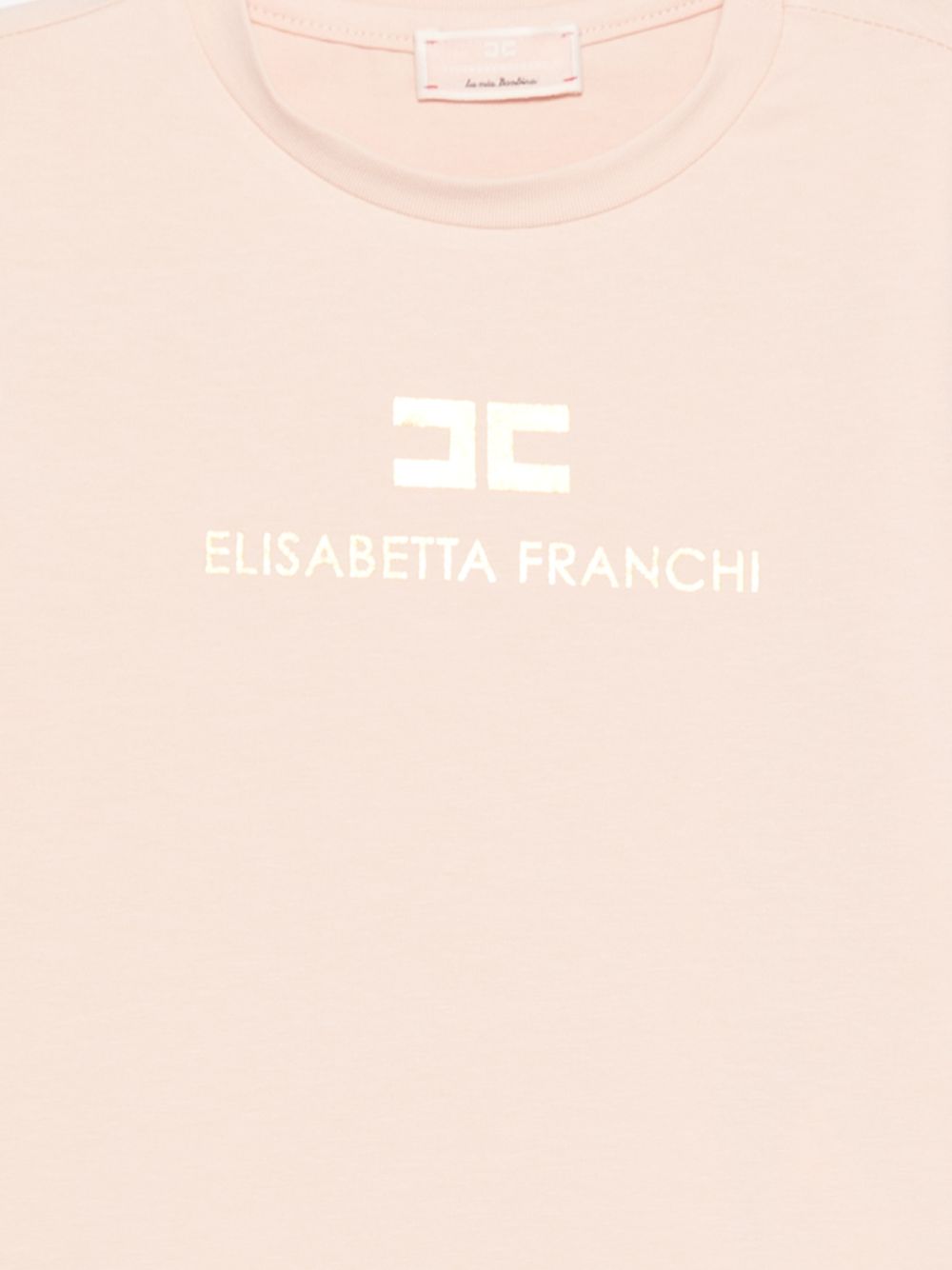 T-shirt rosa baby per bambina EGTS1080JE006 C125 Elisabetta Franchi Kids 