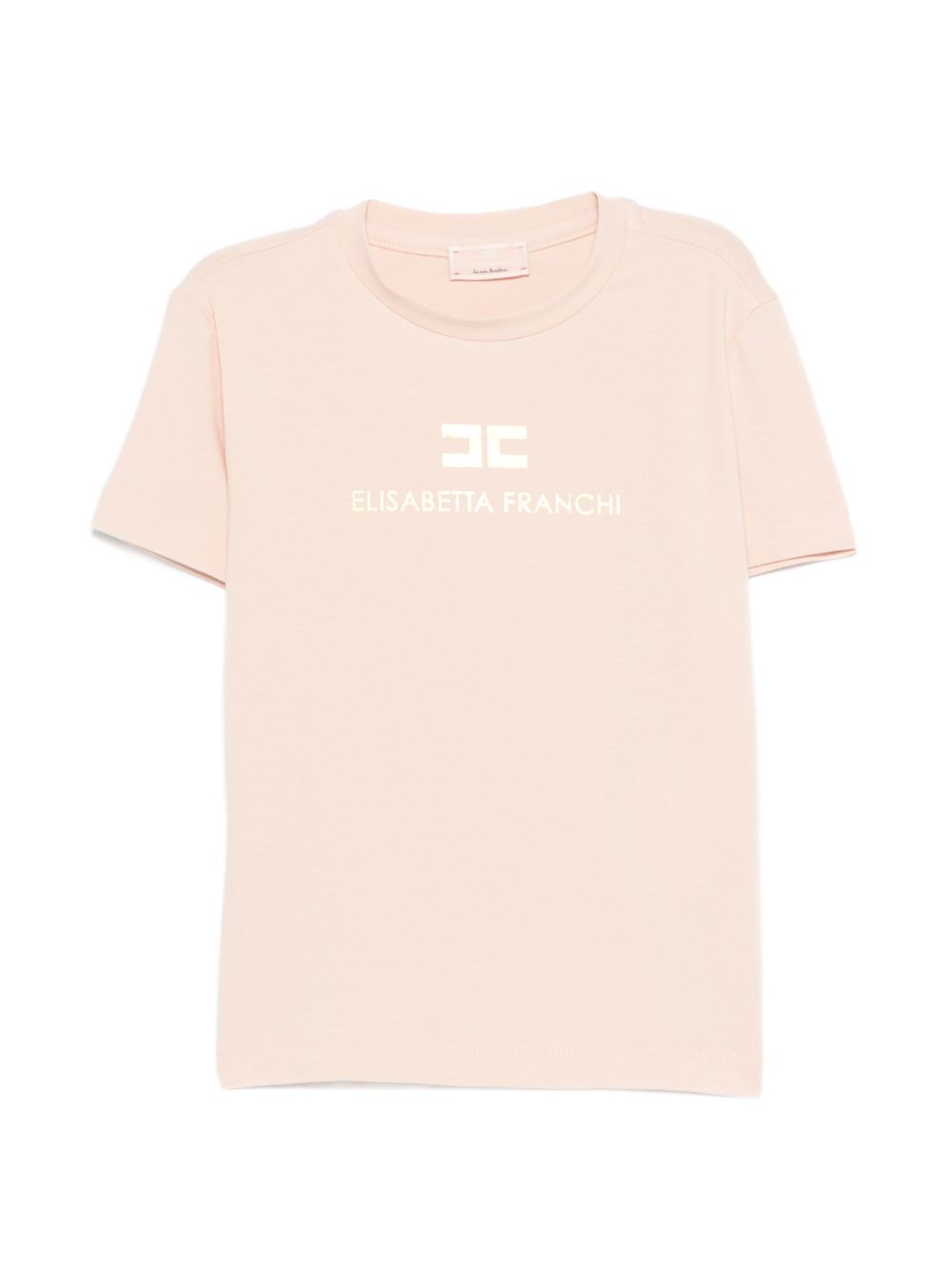 T-shirt rosa baby per bambina EGTS1080JE006 C125 Elisabetta Franchi Kids 