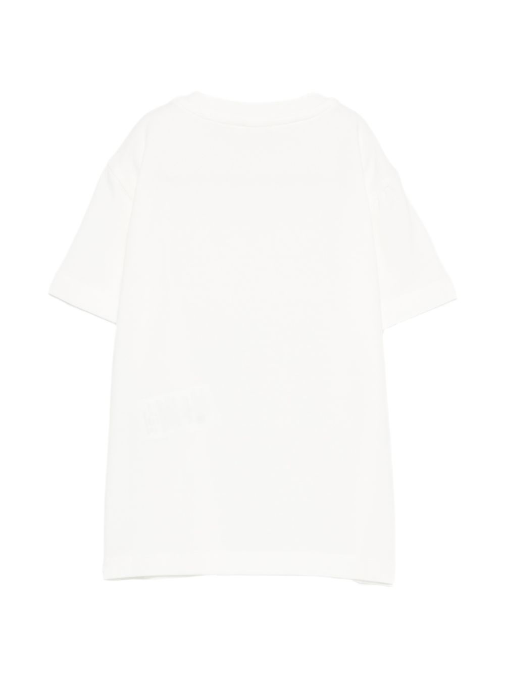 T-shirt bianca per bambina EGTS1100JE006 0195 Elisabetta Franchi Kids 
