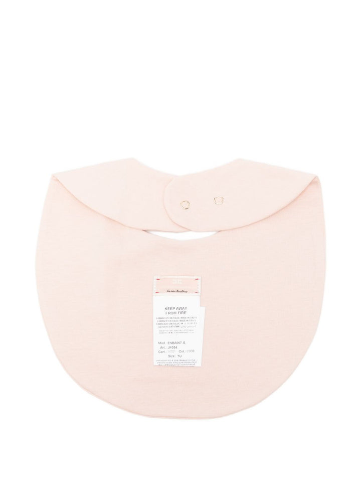 Bavetta rosa baby per neonata ENBA0670JF054 C036 Elisabetta Franchi Kids 