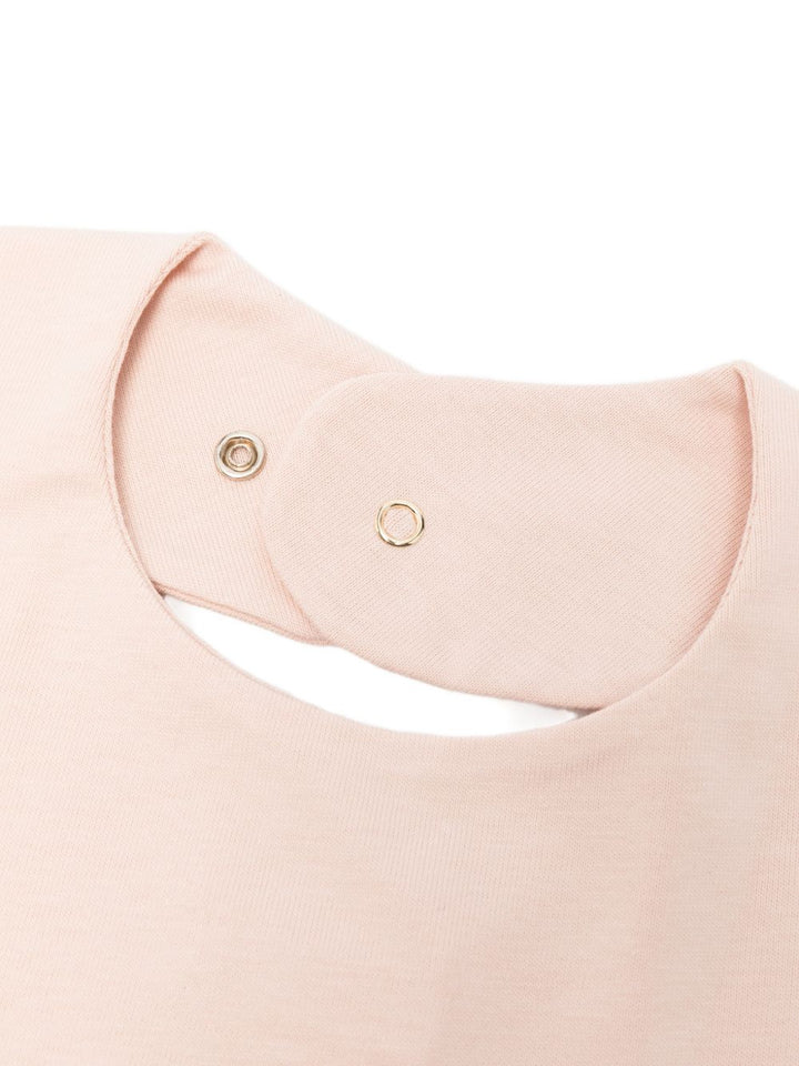 Bavetta rosa baby per neonata ENBA0670JF054 C036 Elisabetta Franchi Kids 