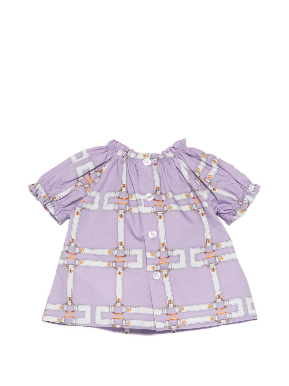 Completo lilla/bianco per neonata ENCD1130CAE06 D881 Elisabetta Franchi Kids 