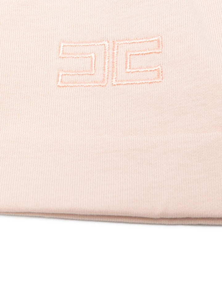 Cappello rosa per neonata ENCP0840JF054 C036 Elisabetta Franchi Kids 