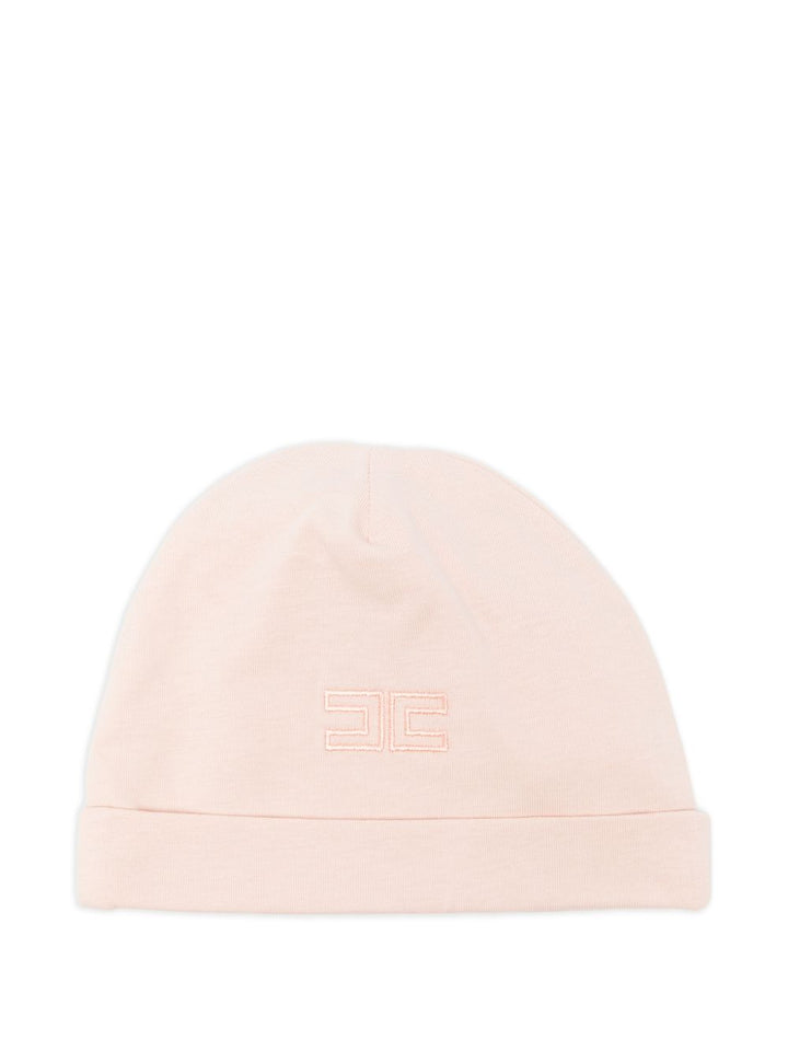 Cappello rosa per neonata ENCP0840JF054 C036 Elisabetta Franchi Kids 