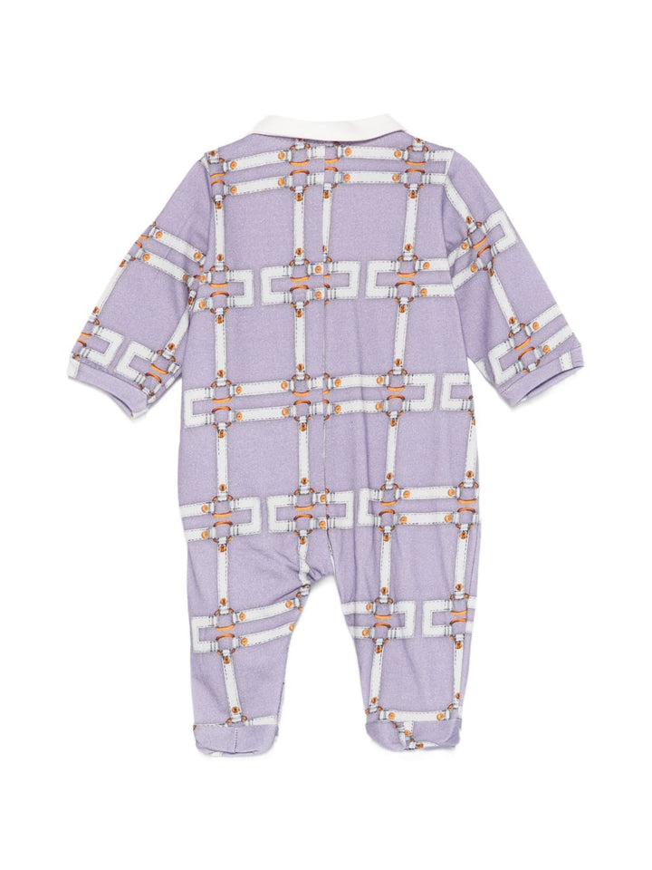 Tutina viola per neonata ENTU1510JFE01 D881 Elisabetta Franchi Kids 