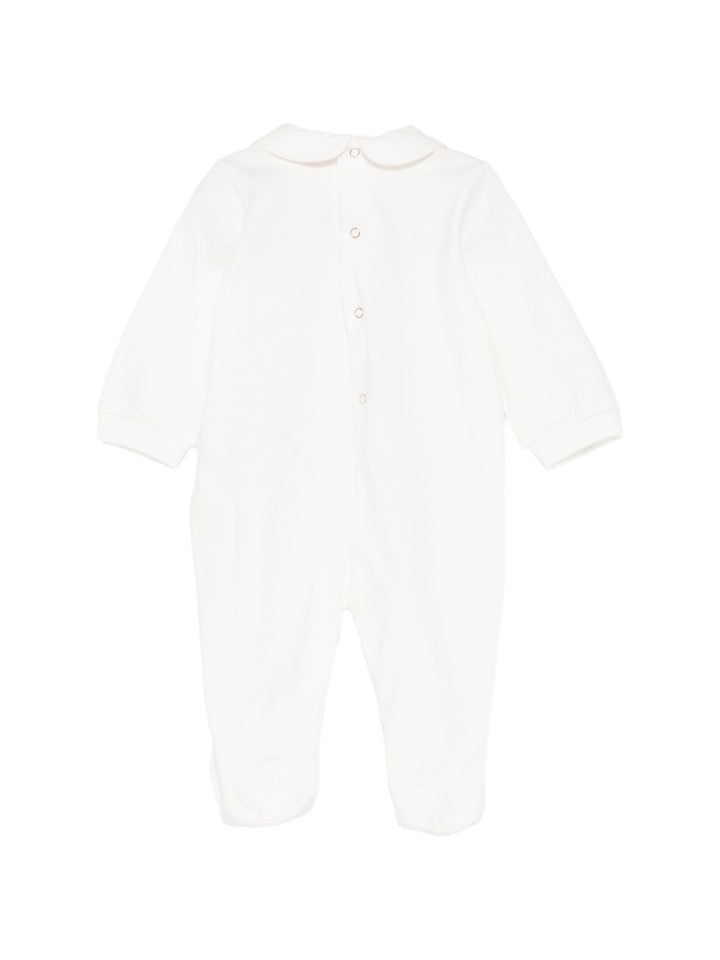 Tutina bianca per neonata ENTU1530JF054 0004 Elisabetta Franchi Kids 