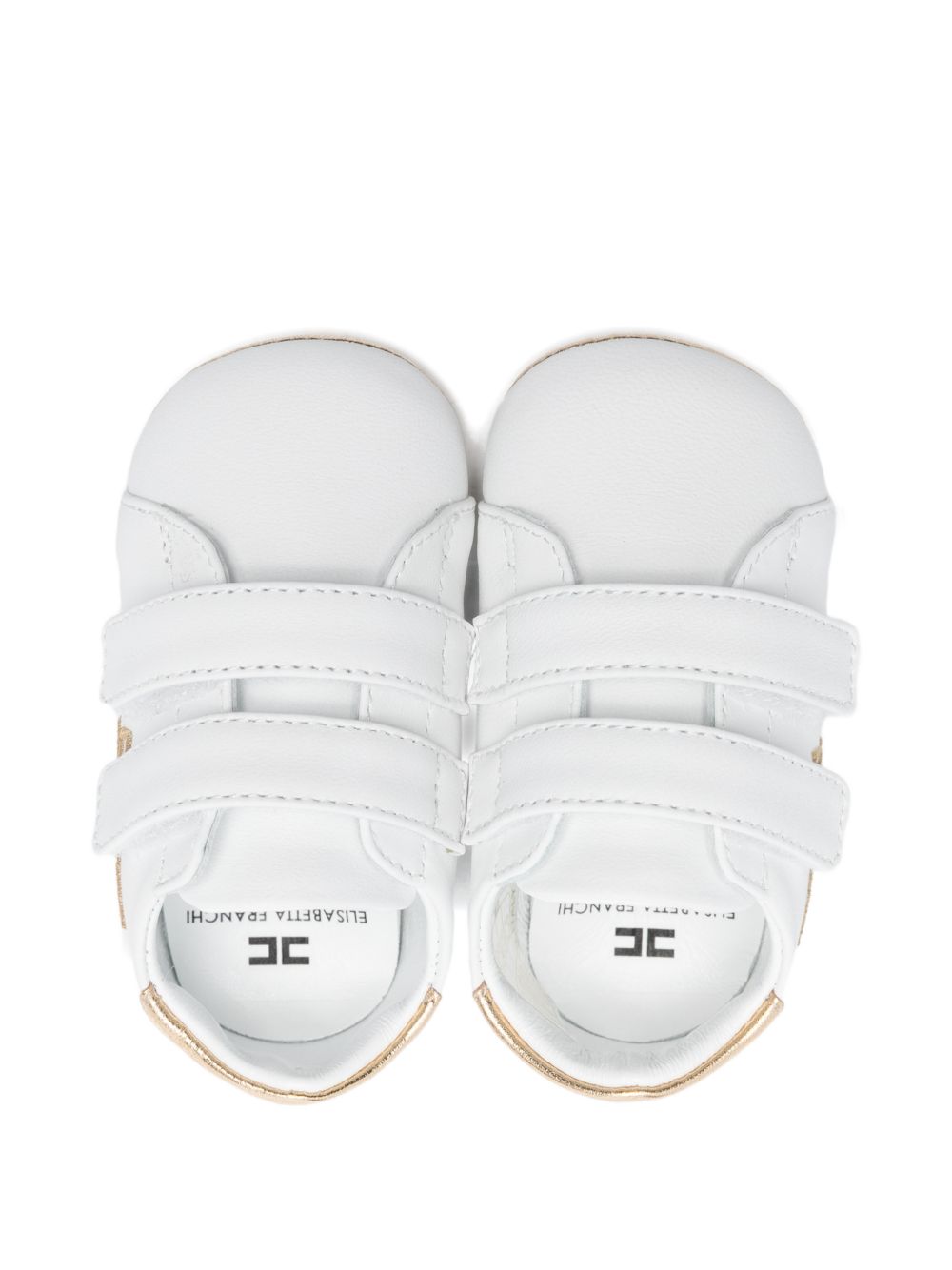 Sneakers bianche per neonata F0A9E04631731 B093 Elisabetta Franchi Kids 