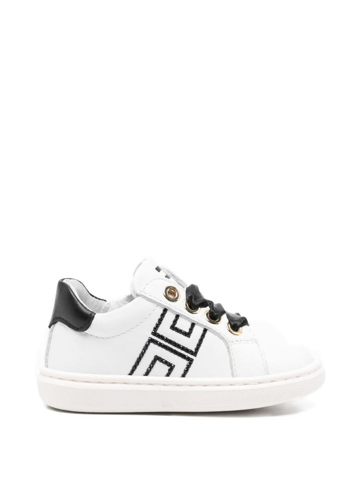 Sneakers bianche/nere per bambina F1A9E04900092 B092 Elisabetta Franchi Kids 