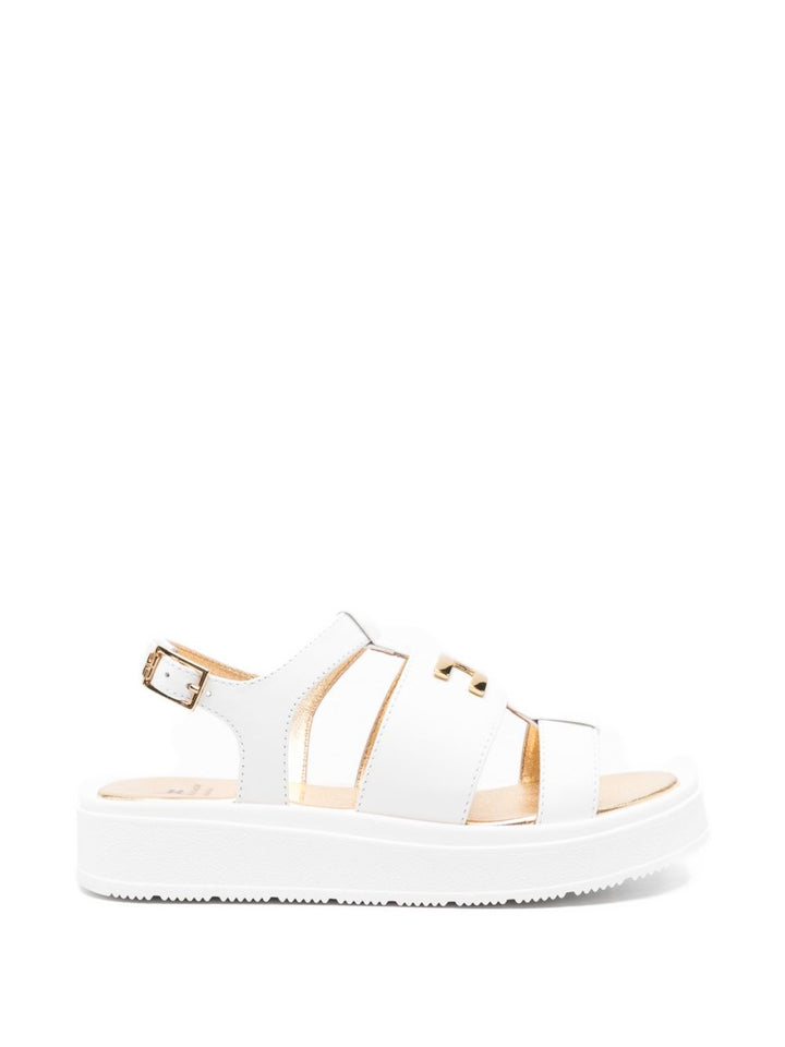 Sandali bianche per bambina F4A2E05921733 139 Elisabetta Franchi Kids 