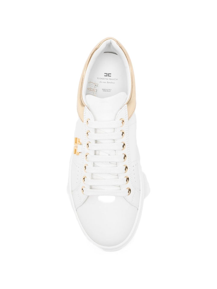 Sneakers bianche per bambina F4A9E05060092 B093 Elisabetta Franchi Kids 