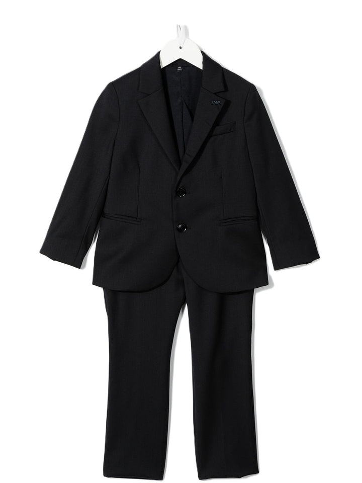 Completo elegante blu per bambino 8N4V024N5IZ 0958 Emporio Armani Kids 