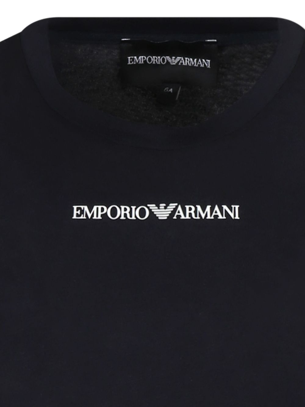 T-shirt blu navy/bianco per bambino EB000421AF15013 MB005 Emporio Armani Kids 