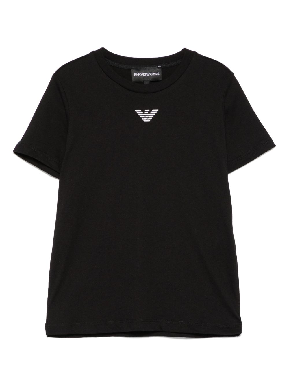 T-shirt nero per bambino EB000421AF15013 MC206 Emporio Armani Kids 