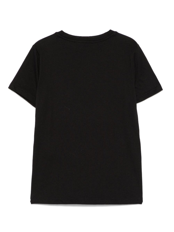 T-shirt nero per bambino EB000421AF15013 MC206 Emporio Armani Kids 