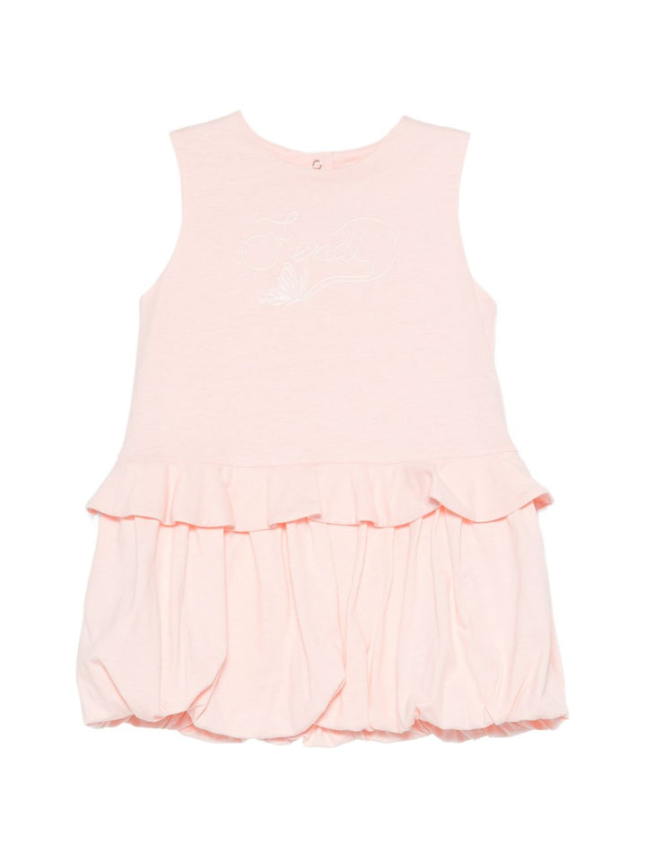 Abito rosa per neonata BFB6127AJ F1UL9 Fendi Kids 