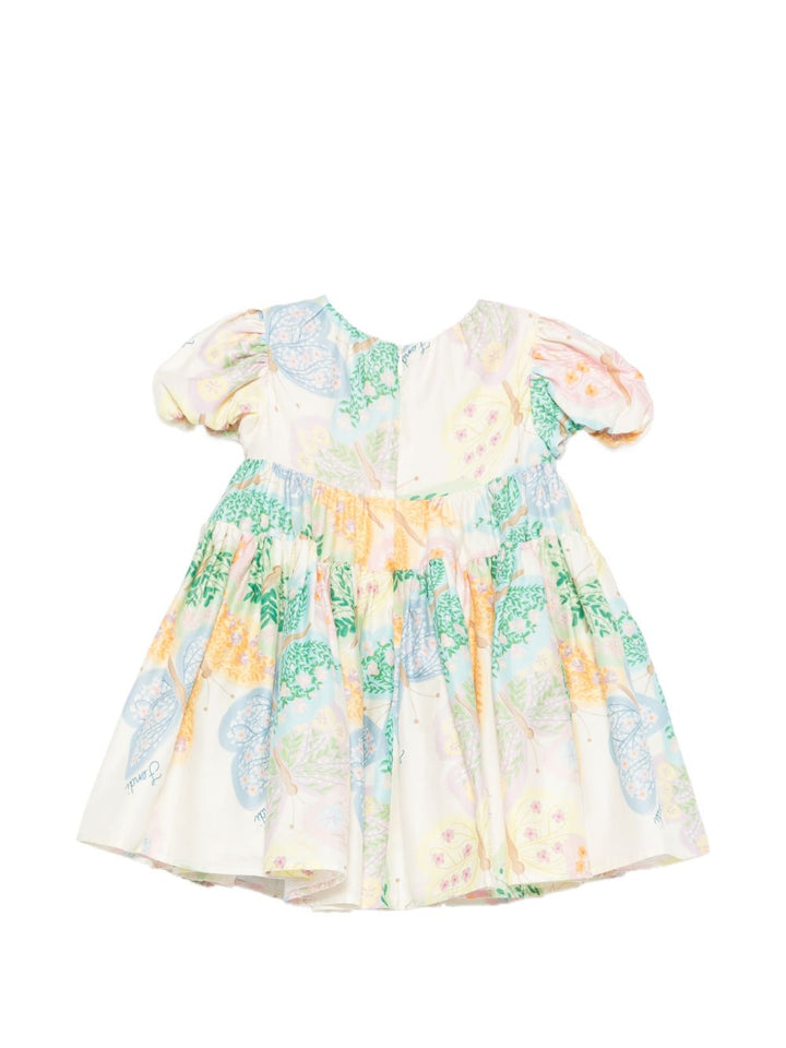 Abito multicolor per neonata BFB617AVWN F0ZA0 Fendi Kids 