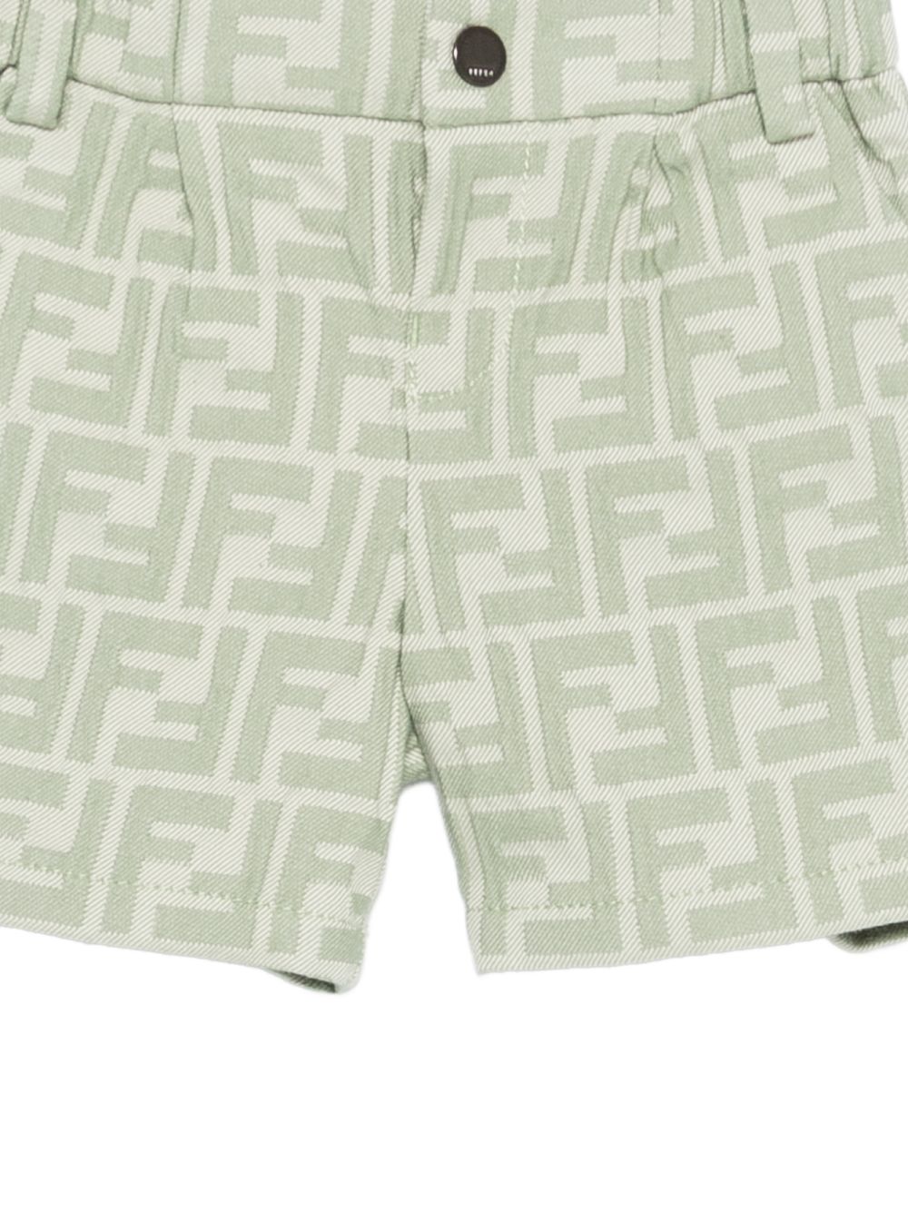 Bermuda verde per neonato BMF266AVW1 F1DS6 Fendi Kids 