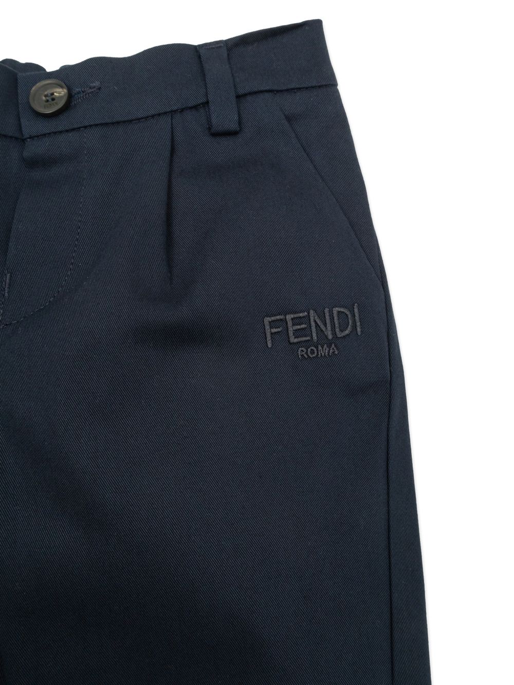 Pantalone blu scuro per neonato BMF271AS5Y F0QG0 Fendi Kids 