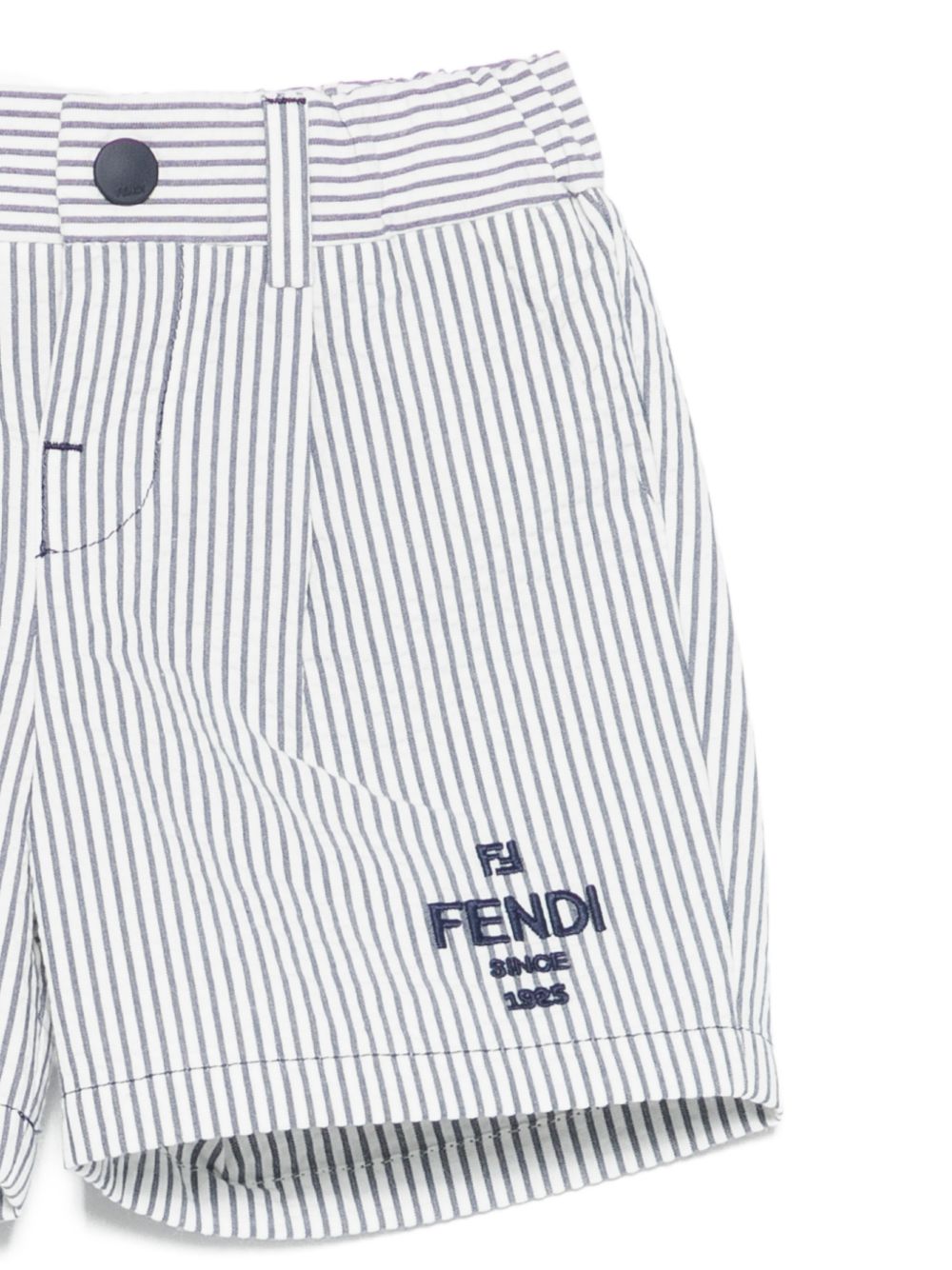 Bermuda blu/bianca per neonato BMF280AY8G F1I11 Fendi Kids 