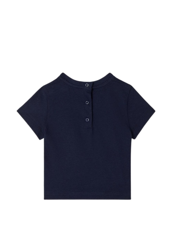 T-shirt blu per neonato BMI2837AJ F1I11 Fendi Kids 