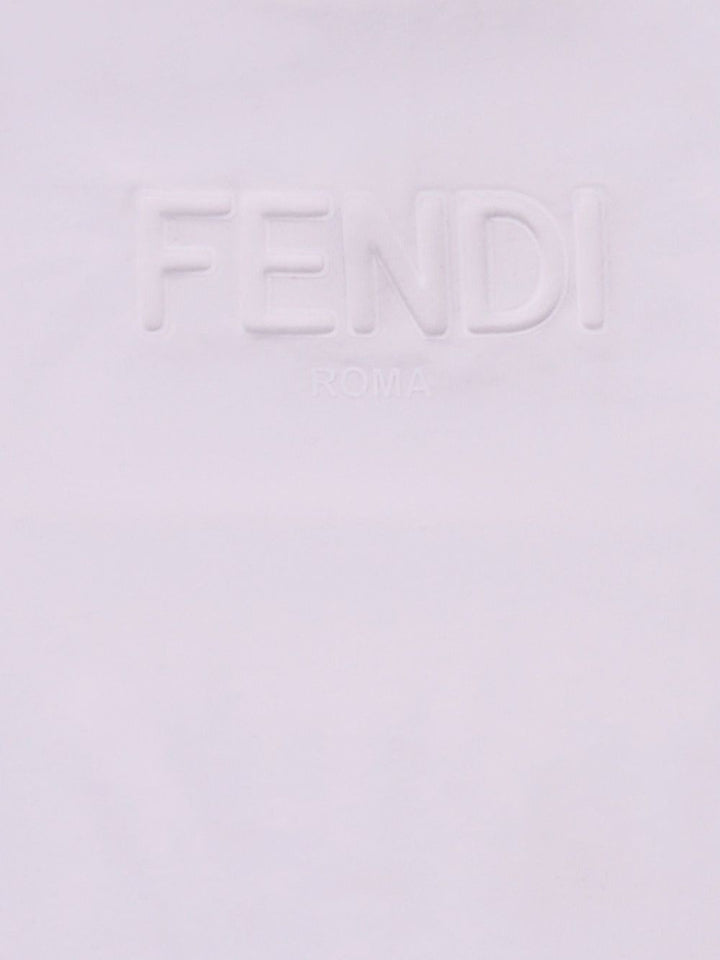 T-shirt viola chiaro per neonata BUI1107AJ F0TU9 Fendi Kids 