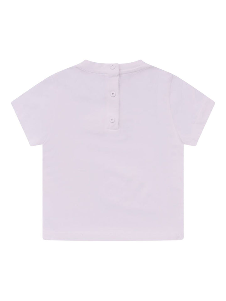 T-shirt viola chiaro per neonata BUI1107AJ F0TU9 Fendi Kids 