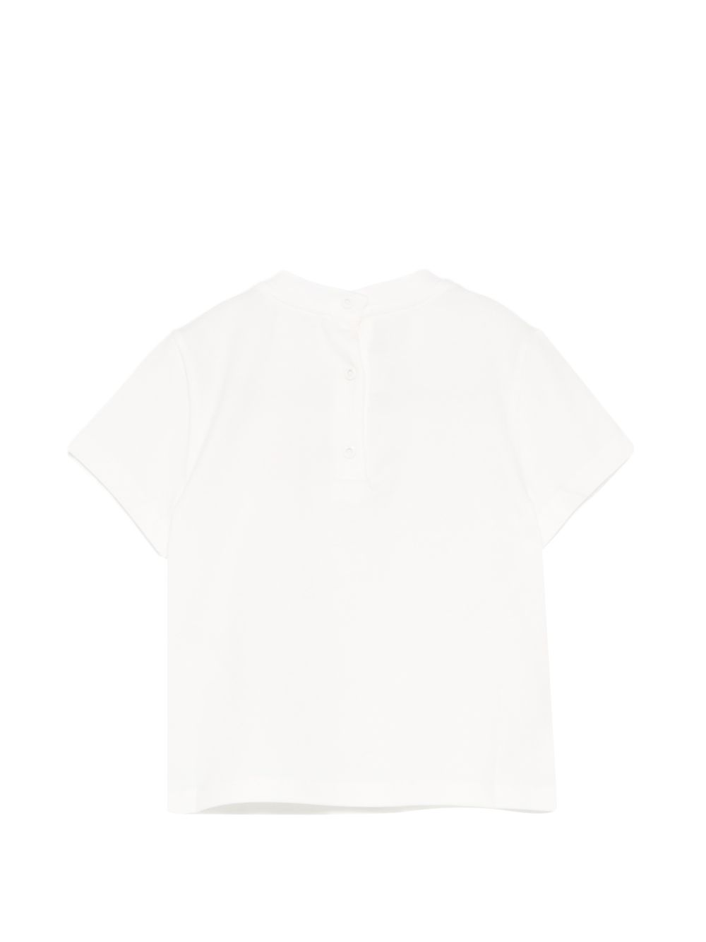 T-shirt bianca per neonato BUI117ST8 F0TU9 Fendi Kids 