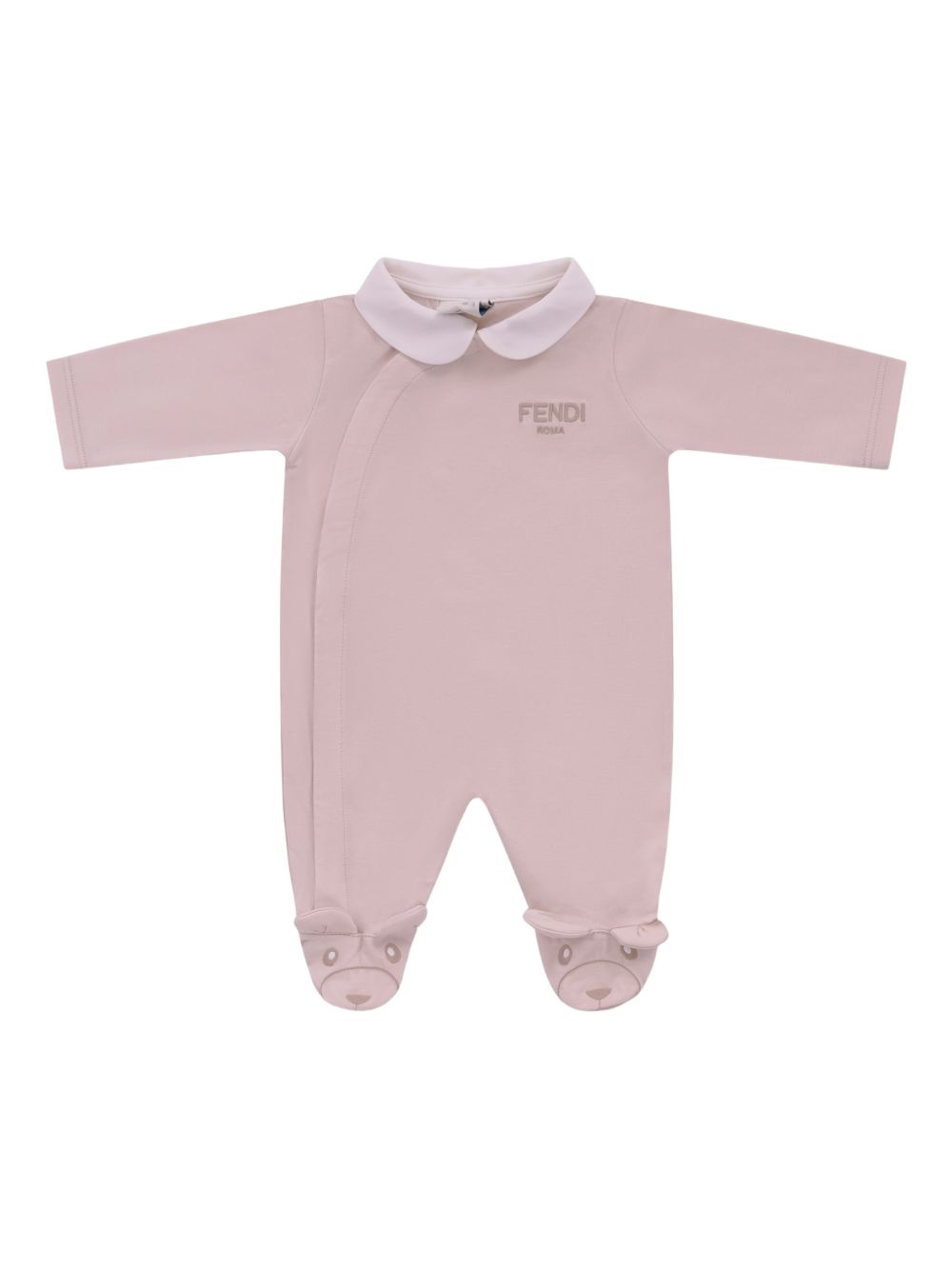 Tutina beige per neonato BUK154ST8 F19J5 Fendi Kids 