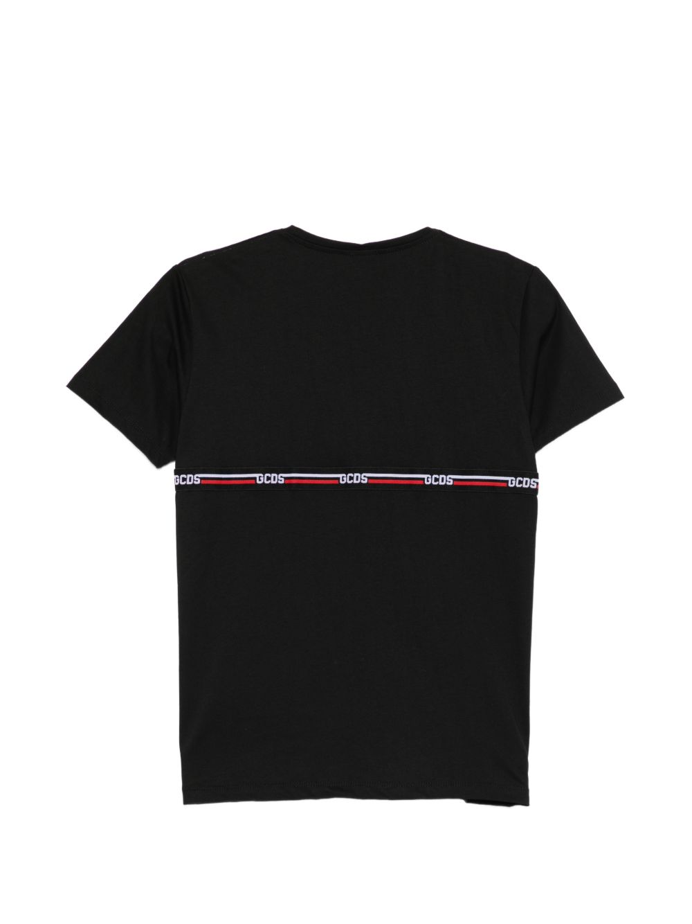 T-shirt nera per bambino C1BJQC553J105 999B Gcds Kids 