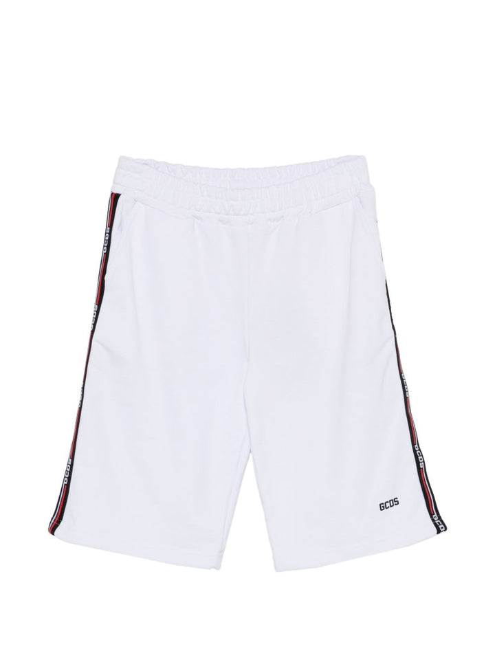 Bermuda bianca per bambino C1BJQL554F004 100B Gcds Kids 