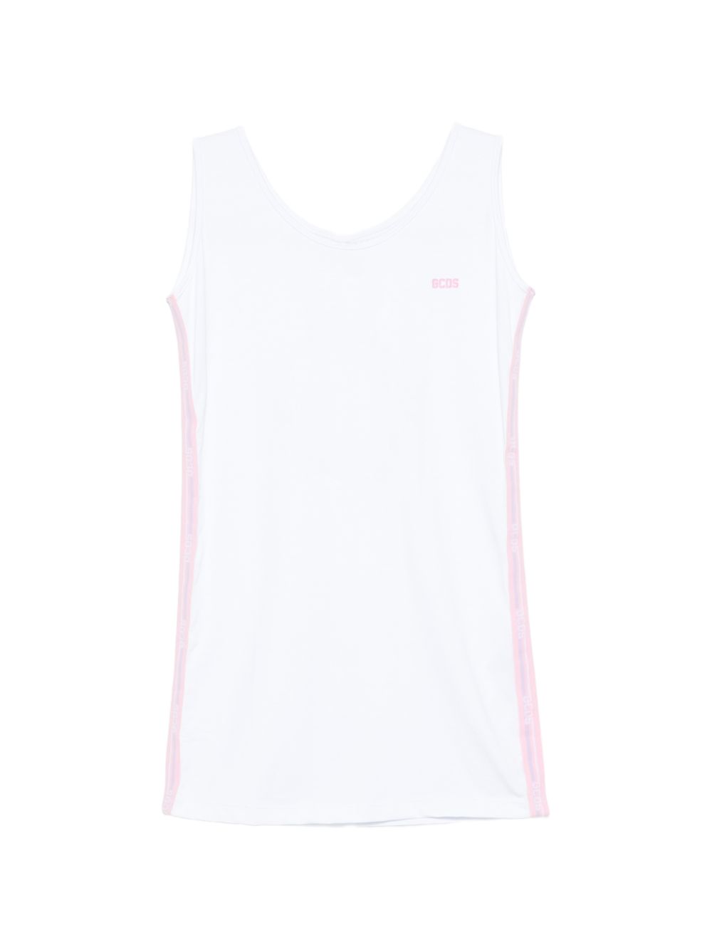 Abito bianco/rosa per bambina C1GJQB559J336 100P Gcds Kids 