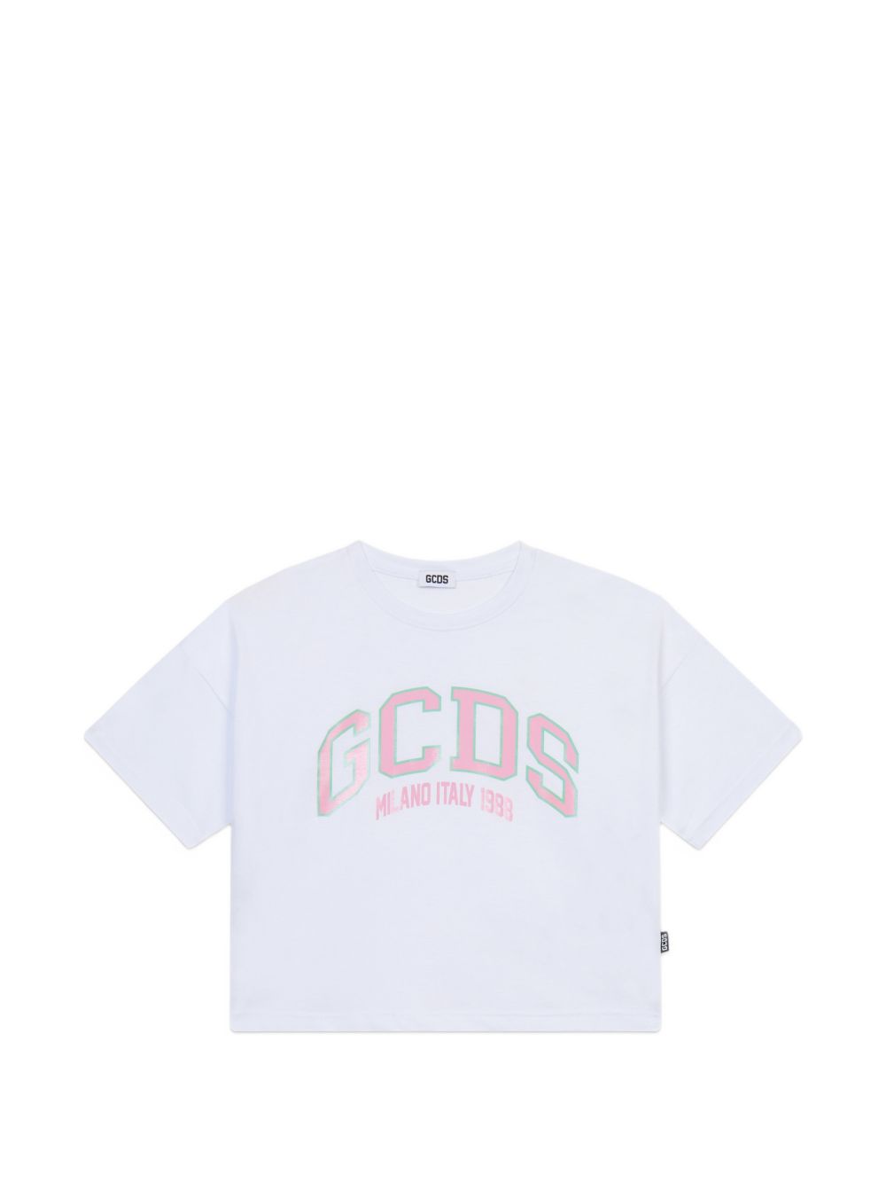 T-shirt bianca per bambina C1GJQC543J336 100P Gcds Kids 