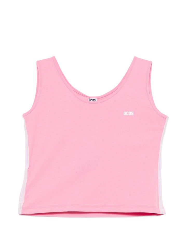 T-shirt rosa per bambina C1GJQG556J336 525P Gcds Kids 