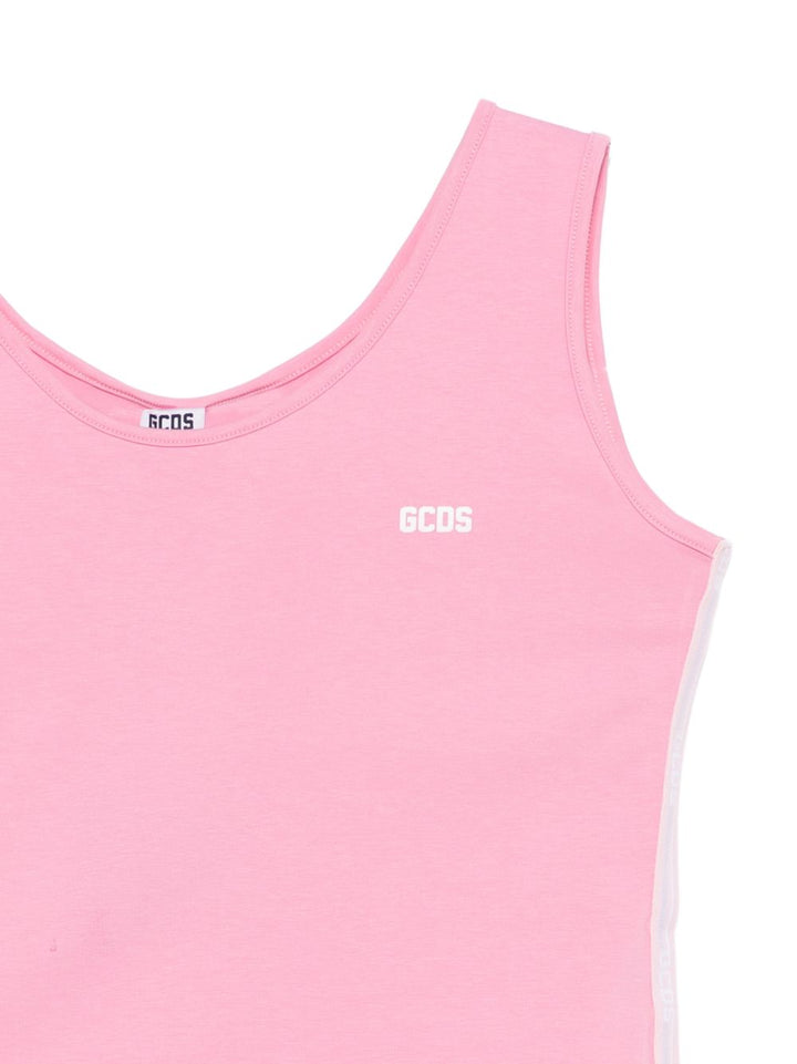 T-shirt rosa per bambina C1GJQG556J336 525P Gcds Kids 