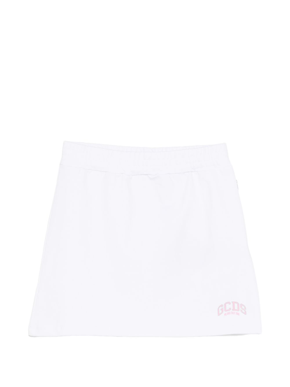 Gonna bianca per bambina C1GJQM549F335 100P Gcds Kids 