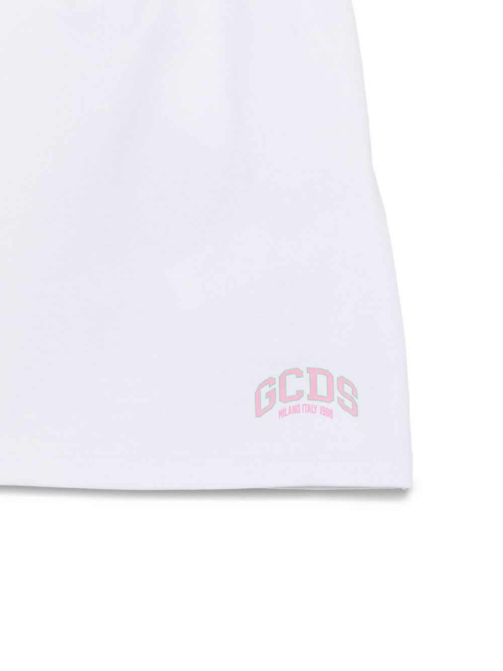 Gonna bianca per bambina C1GJQM549F335 100P Gcds Kids 