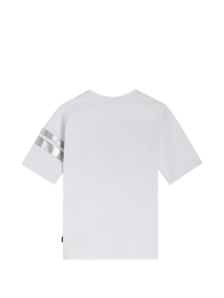 T-shirt bianca per bambino C1UJQC703J105 100I Gcds Kids 