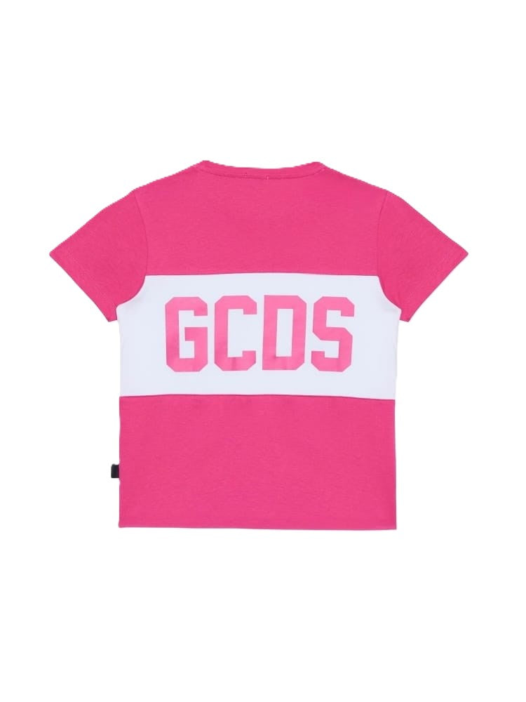 T-shirt fuscia per bambina Z0UJQC585J105 566A Gcds Kids 