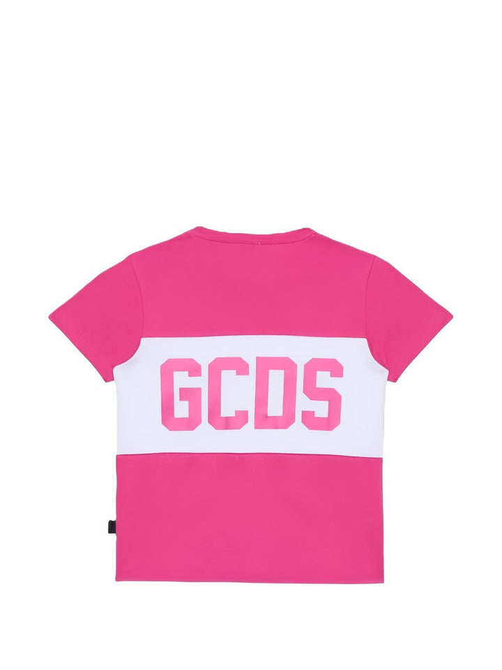 T-shirt fuscia per bambina Z0UJQC585J105 566A Gcds Kids 