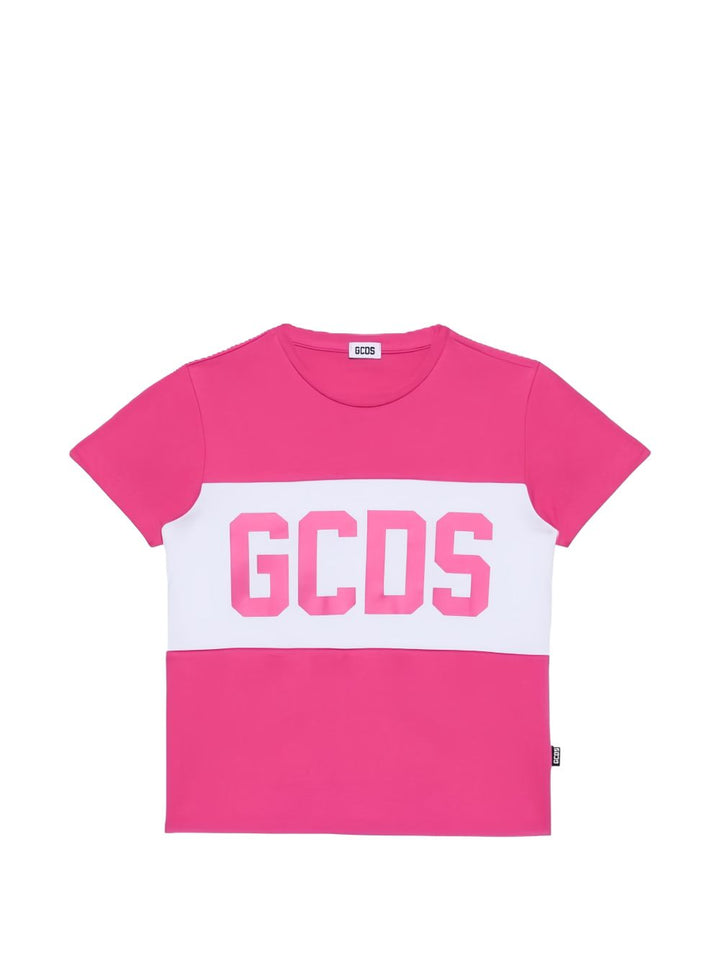 T-shirt fuscia per bambina Z0UJQC585J105 566A Gcds Kids 