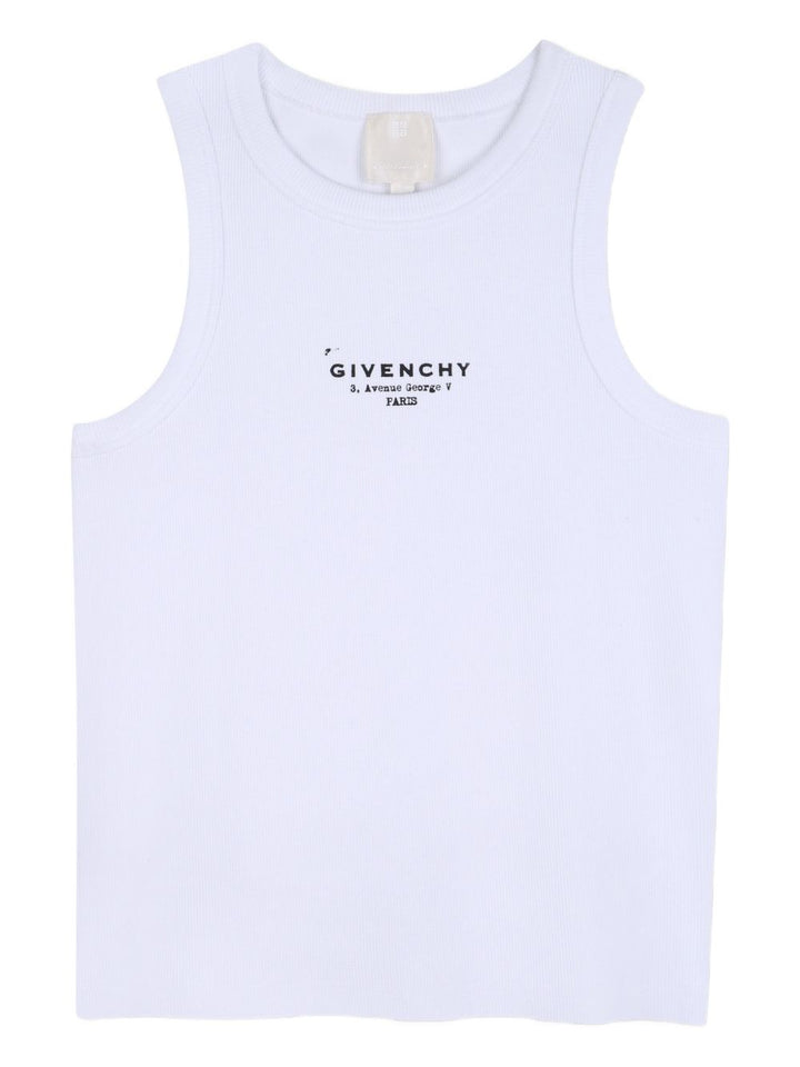 Canottiera bianca per bambino H31114 10P Givenchy Kids 