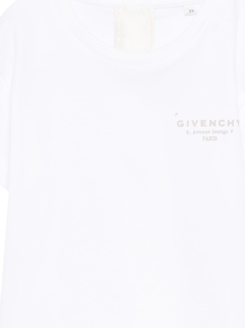 T-shirt bianco per neonato H31184 10P Givenchy Kids 