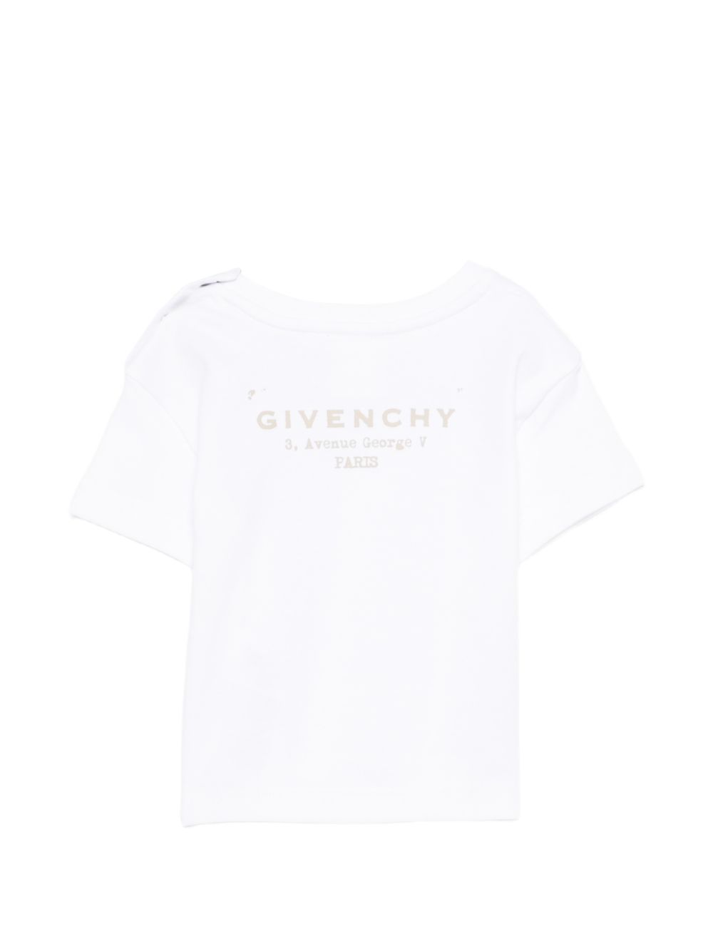 T-shirt bianco per neonato H31184 10P Givenchy Kids 
